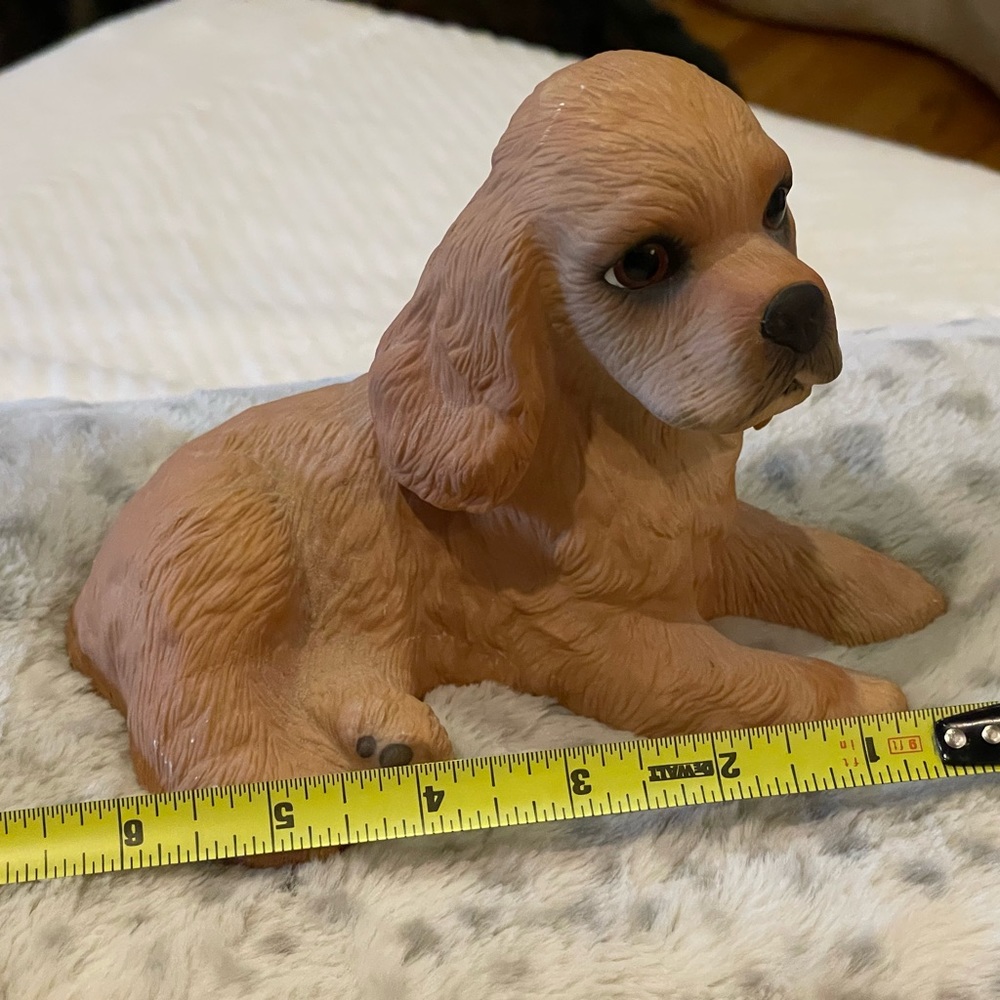 Lenox Cocker Spaniel Puppy dog fine porcelain figurine by Lenox dated 1991
